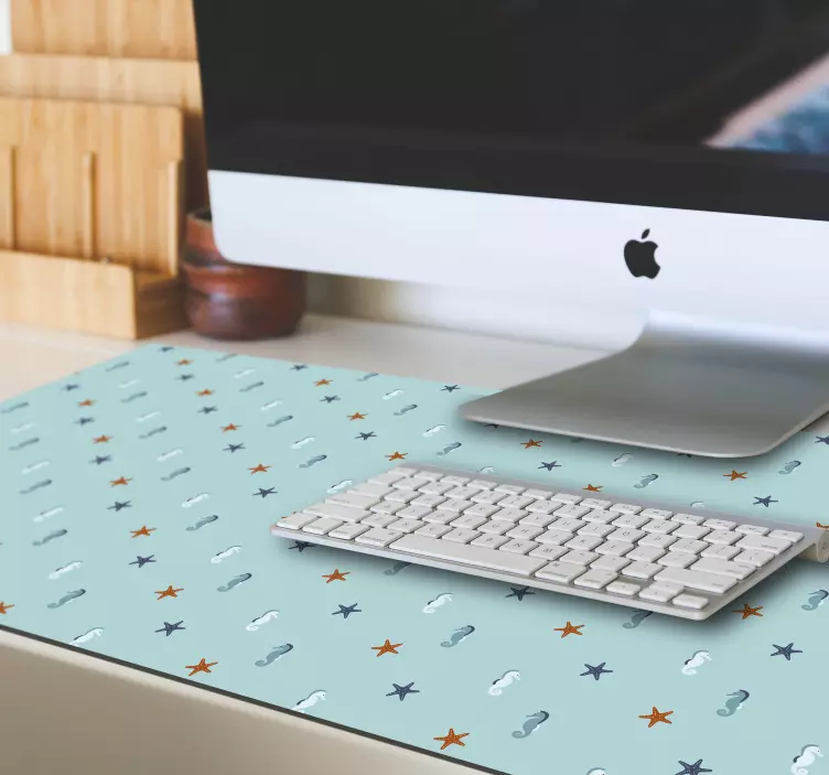 Podloga za miš obrasci morski konjić uzorak morske zvijezde - TenStickers