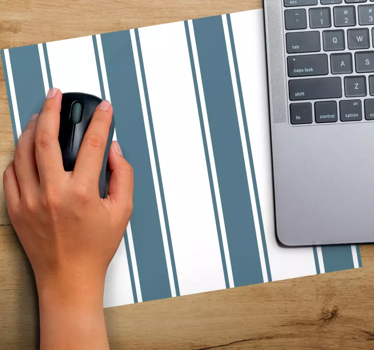 Podloga za miš obrasci prugasti plavo-bijeli motiv - TenStickers