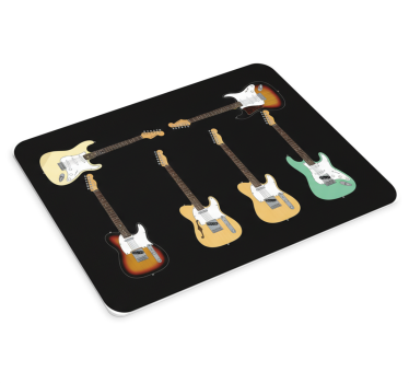 Podloga za miš fender gitare kolekcija - TenStickers