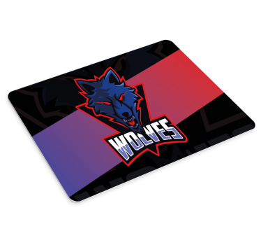 Gaming podloga za miš s temom vuka - TenStickers
