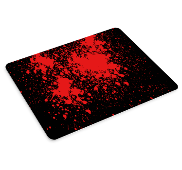 Podloga za miš izvornik apstraktna crvena mrlja - TenStickers