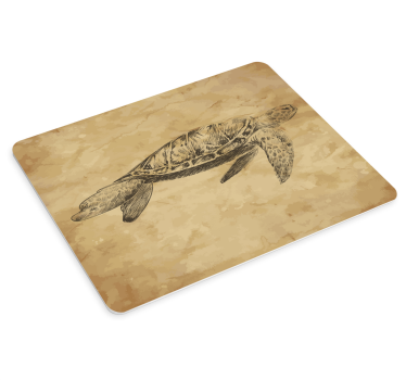 Podloga za miš izvornik turtleski crtež umjetnosti - TenStickers