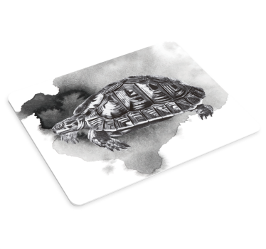 Podloga za miš izvornik ilustracija kornjače s uzorkom - TenStickers