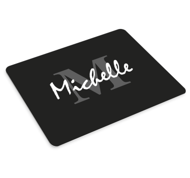 Personalizirane crne početne prilagođene prostirke za miš - TenStickers