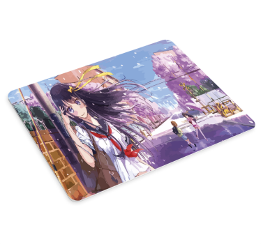 školska djevojka anime miš prostirka - TenStickers