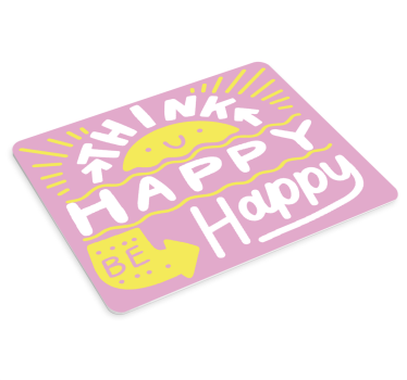 Misli pozitivno jastuk miša s navodnicima - TenStickers