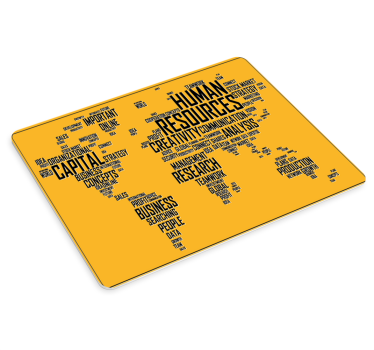 Podloga za miš citat poslovne uvide mapa - TenStickers