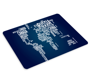Karta svijeta zemlje karta svijeta karta vinil miša - TenStickers