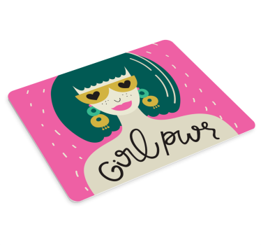 Podloga za miš izvornik s odvažnom ženom ilustracijom - TenStickers