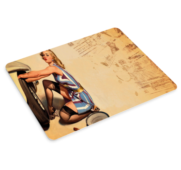 Podloga za miš izvornik vintage glamour pinup - TenStickers