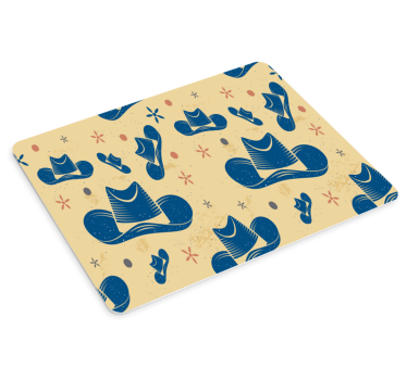Podloga za miš obrasci motiv kaubojskog šešira - TenStickers