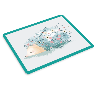 Podloga za miš izvornik cvjetni jež umjetnost - TenStickers