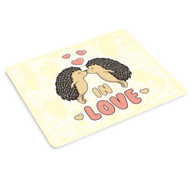Divokoza zaljubljeni miš jež - TenStickers