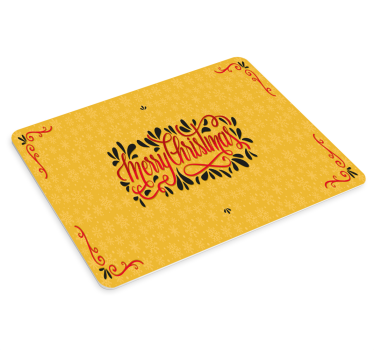 Podloga za miš božić s festivnim tipografskim naglaskom - TenStickers