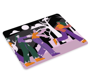 Podloga za miš izvornik elegantna grupna šetnja - TenStickers