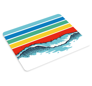 Podloga za miš obrasci valovi i pruge - TenStickers