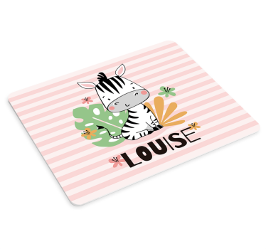 Podloga za miš izvornik slatka zebra figura - TenStickers