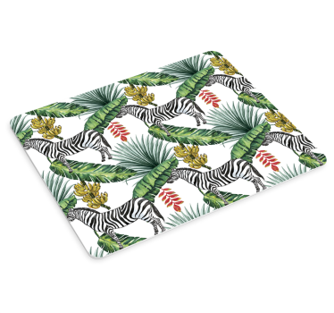 Podloga za miš obrasci otisak zebra lišća - TenStickers