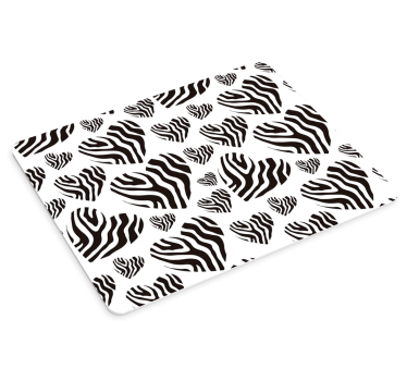 Podloga za miš obrasci motiv zebrastog srca - TenStickers