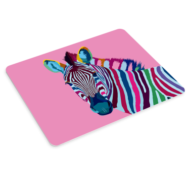 Pop art zebra podloga za miš - TenStickers
