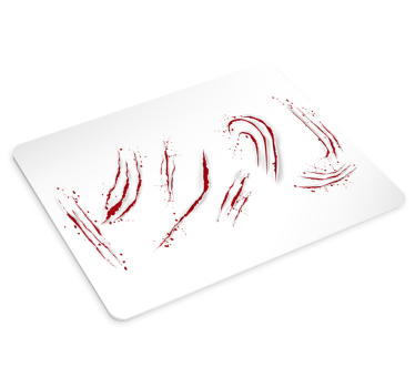 Gaming podloga za miš s uzorkom oštrih ogrebotina - TenStickers