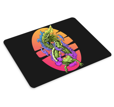 Gaming podloga za miš s motivom ljutog zmaja - TenStickers