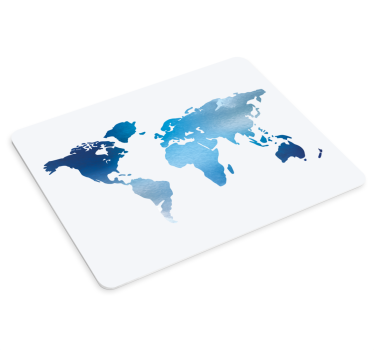 Podloga za miš karta svijeta chic global map - TenStickers