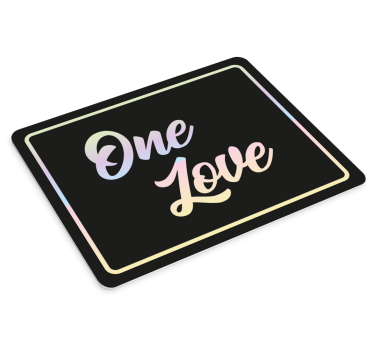 Podloga za miš citat one love - TenStickers