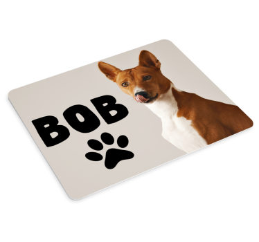 Podloga za miš s imenom pas s imenom - TenStickers