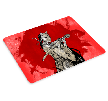 Anime samurai anime miš prostirka - TenStickers