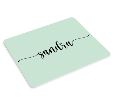 Podloga za miš s imenom elegantni personalizirani tekst - TenStickers