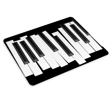 Podloga za miš izvornik uzorak klavirske tipke - TenStickers