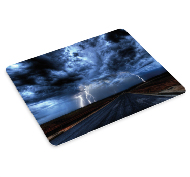 Gaming podloga za miš stormy road scene - TenStickers