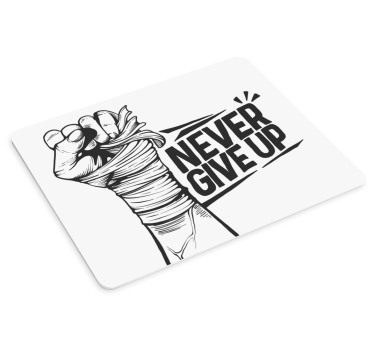 Podloga za miš citat s povezom za šaku - TenStickers