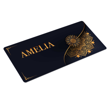Podloga za miš s imenom elegantni cvjetni naglasak - TenStickers