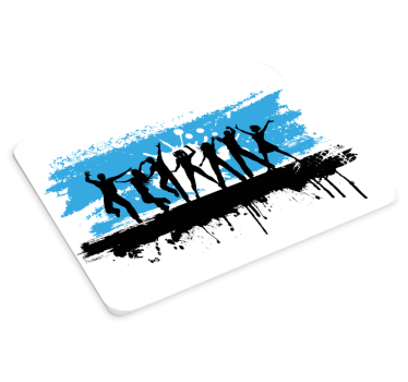Podloga za miš izvornik silueta proslave - TenStickers