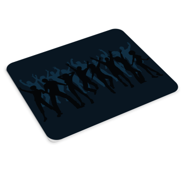 Podloga za miš izvornik koláž plesnih silueta - TenStickers