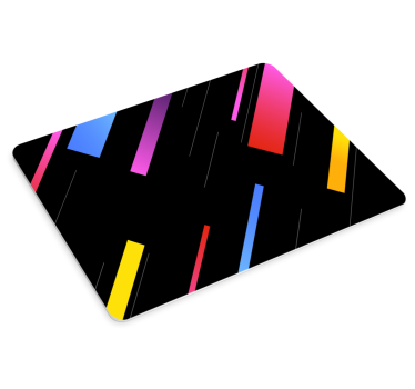 Podloga za miš obrasci vibrantne geometrijske linije - TenStickers