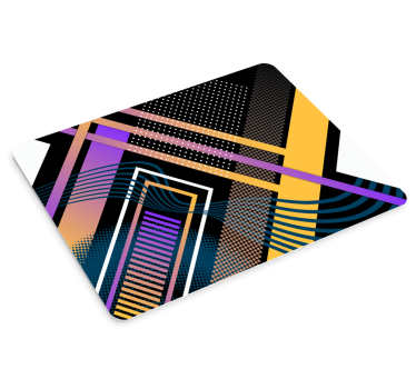 Podloga za miš izvornik Šarene geometrijske pruge - TenStickers