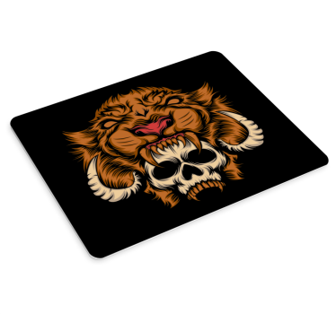 Igraća vinilna podloga za miš od tigra i kostura - TenStickers