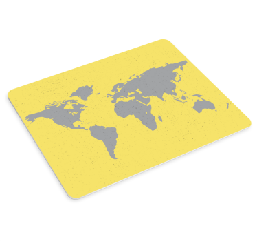 Podloga za miš karta svijeta konture svijeta - TenStickers