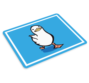 Podloga za miš izvornik šarmantna crtana patka - TenStickers