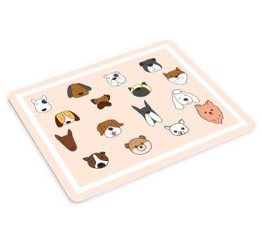 Podloga za miš izvornik izrazi simpatičnih bića - TenStickers
