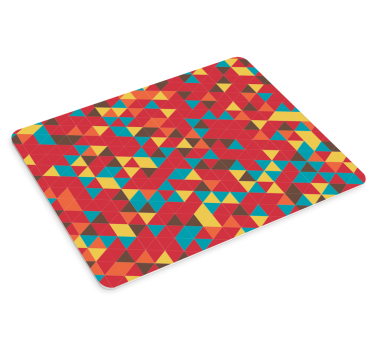 Podloga za miš obrasci vibrantne šarene geometrije - TenStickers