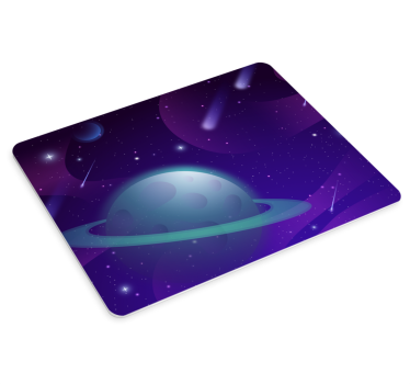 Gaming podloga za miš istraživanje galaksije planeta - TenStickers