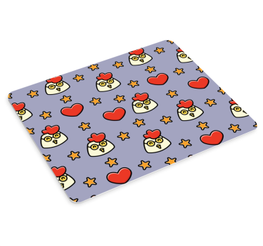 Podloga za miš obrasci s motivom veselog pijetla - TenStickers