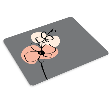 Podloga za miš izvornik floralni minimalistički dizajn - TenStickers