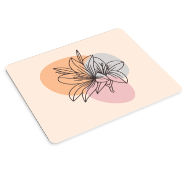 Podloga za miš izvornik s elegantnim cvjetnim uzorkom - TenStickers
