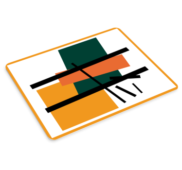 Podloga za miš obrasci apstraktni geometrijski oblici - TenStickers