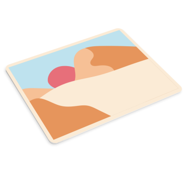 Podloga za miš izvornik apstraktne planinske nijanse - TenStickers